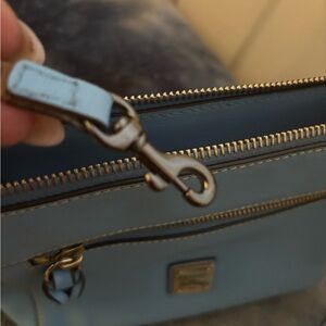 Dooney & Bourke Powder Blue Leather shoulder/crossbody Bag